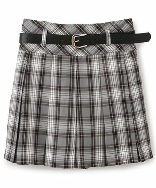 Lovetoxic / ラブトキシック ショート・ハーフ・半端丈パンツ | 【GOODPRICE】ベルト付チェックプリーツスカ-ト | 詳細8