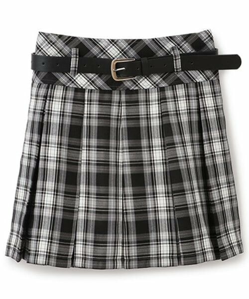 Lovetoxic / ラブトキシック ショート・ハーフ・半端丈パンツ | 【GOODPRICE】ベルト付チェックプリーツスカ-ト | 詳細9