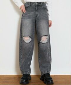 Lovetoxic / ラブトキシック その他パンツ | 【LTXC】バレルレッグダメージデニム