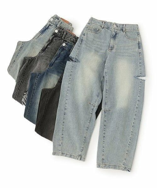 Lovetoxic / ラブトキシック その他パンツ | 【LTXC】バレルレッグダメージデニム | 詳細19