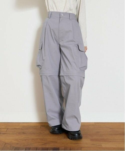 Lovetoxic / ラブトキシック その他パンツ | 【LTXC】【撥水】2WAYハーフカーゴパンツ(ブルー グレー)