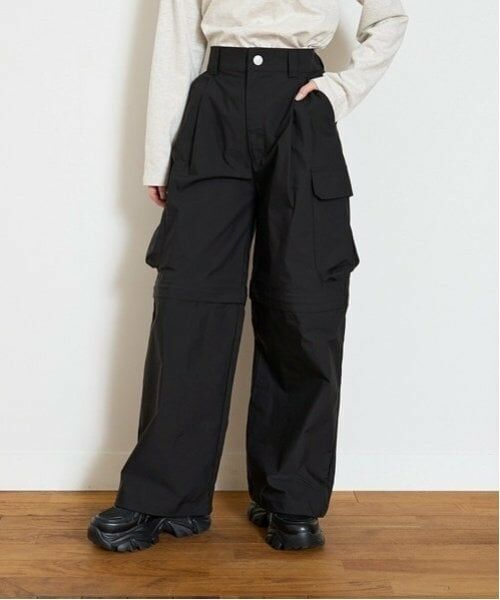 Lovetoxic / ラブトキシック その他パンツ | 【LTXC】【撥水】2WAYハーフカーゴパンツ(黒)