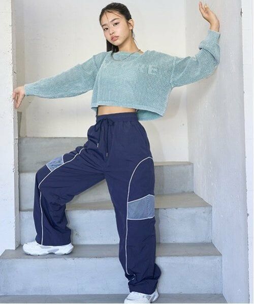 Lovetoxic / ラブトキシック その他パンツ | 【LTXC】撥水_パイピングトラックパンツ | 詳細1