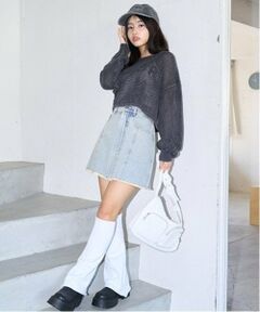 Lovetoxic / ラブトキシック ミニ・ひざ丈スカート | 【LTXC】2WAYラップスカート