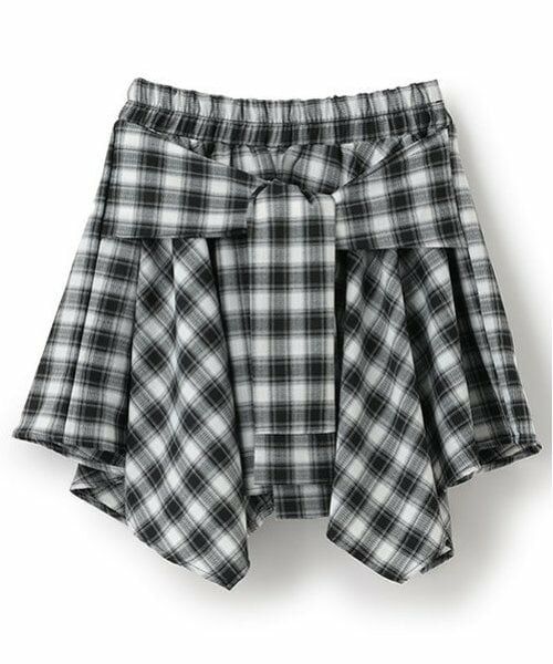 Lovetoxic / ラブトキシック ショート・ハーフ・半端丈パンツ | 【LTXC】チェック巻き風キュロット | 詳細1