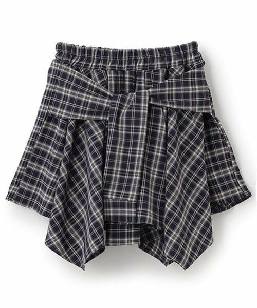 Lovetoxic / ラブトキシック ショート・ハーフ・半端丈パンツ | 【LTXC】チェック巻き風キュロット | 詳細2