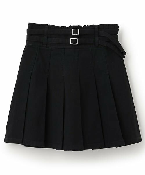 Lovetoxic / ラブトキシック ショート・ハーフ・半端丈パンツ | 【LTXC】Wベルトデニムプリーツスカート | 詳細10