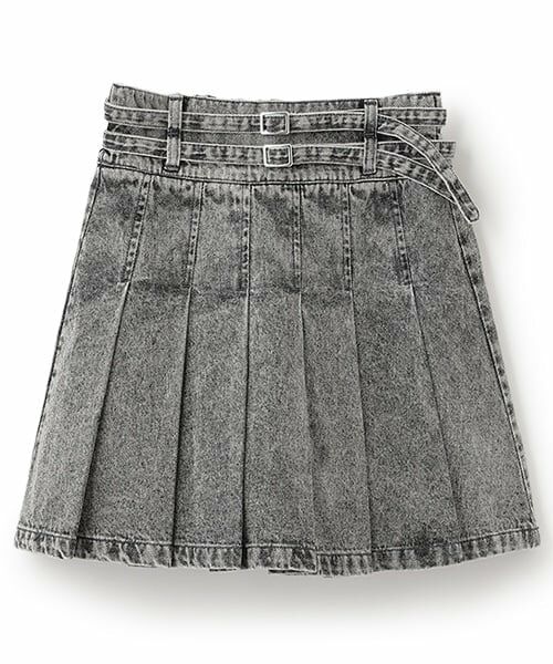 Lovetoxic / ラブトキシック ショート・ハーフ・半端丈パンツ | 【LTXC】Wベルトデニムプリーツスカート | 詳細9