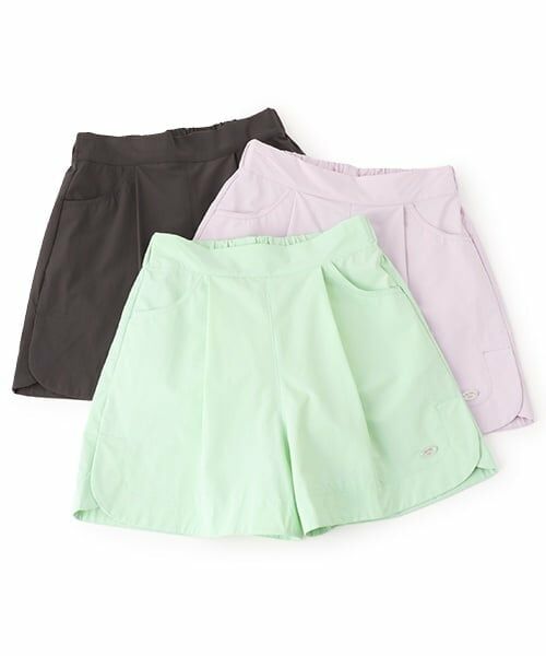 Lovetoxic / ラブトキシック ショート・ハーフ・半端丈パンツ | 【水陸両用/ストレッチ】【GOODPRICE】タックナイロンパンツ | 詳細1