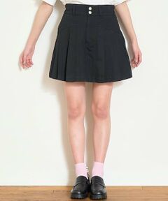 Lovetoxic / ラブトキシック ショート・ハーフ・半端丈パンツ | 美脚見えデニムプリーツスカート
