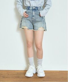 Lovetoxic / ラブトキシック ショート・ハーフ・半端丈パンツ | 【LTXC】ダメージデニムショートパンツ