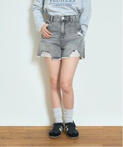Lovetoxic / ラブトキシック ショート・ハーフ・半端丈パンツ | 【LTXC】ダメージデニムショートパンツ