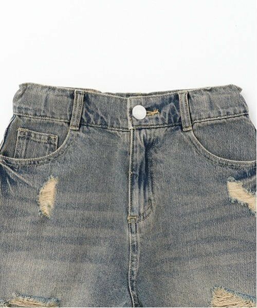 Lovetoxic / ラブトキシック ショート・ハーフ・半端丈パンツ | 【LTXC】ダメージデニムショートパンツ | 詳細11