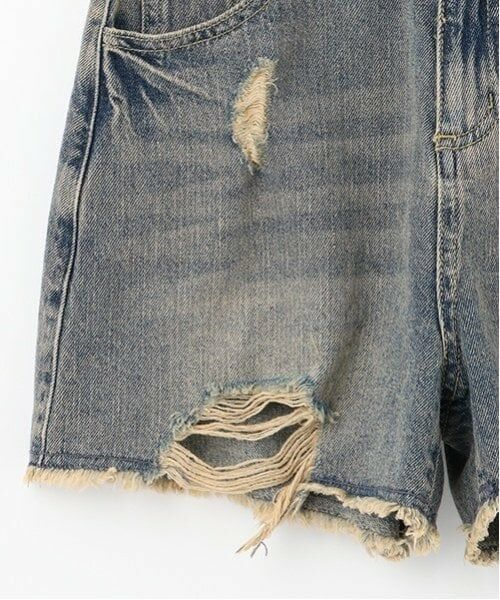 Lovetoxic / ラブトキシック ショート・ハーフ・半端丈パンツ | 【LTXC】ダメージデニムショートパンツ | 詳細15