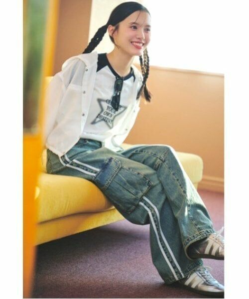 Lovetoxic / ラブトキシック その他パンツ | 【LTXC】ライトデニムラインカーゴパンツ | 詳細1