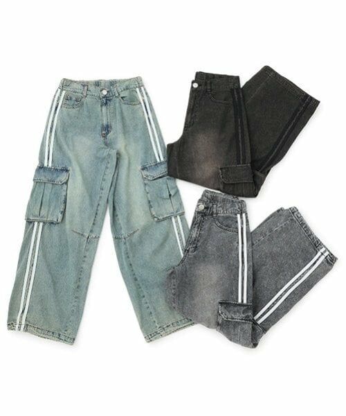 Lovetoxic / ラブトキシック その他パンツ | 【LTXC】ライトデニムラインカーゴパンツ | 詳細4