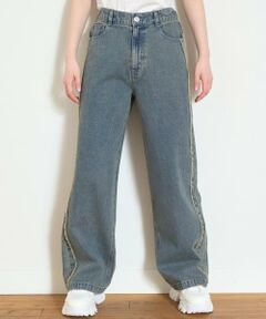 Lovetoxic / ラブトキシック その他パンツ | フリンジデニムパンツ