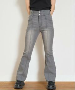 Lovetoxic / ラブトキシック その他パンツ | 【接触冷感/ひんやり】スタイルアップフレアデニム