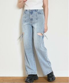 Lovetoxic / ラブトキシック その他パンツ | リボンスリットデニムパンツ