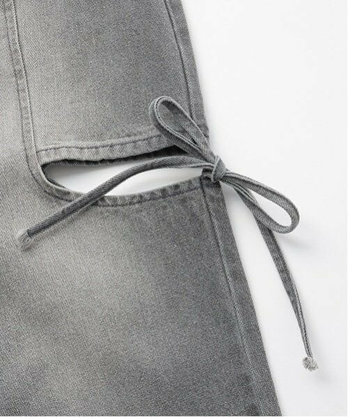 Lovetoxic / ラブトキシック その他パンツ | リボンスリットデニムパンツ | 詳細14