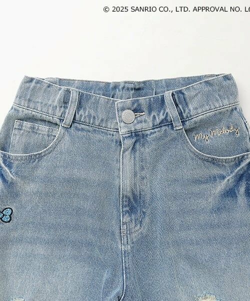 Lovetoxic / ラブトキシック ショート・ハーフ・半端丈パンツ | 【マイメロディ・クロミ】ダメージショートパンツ | 詳細23