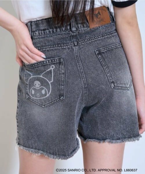 Lovetoxic / ラブトキシック ショート・ハーフ・半端丈パンツ | 【マイメロディ・クロミ】ダメージショートパンツ | 詳細6