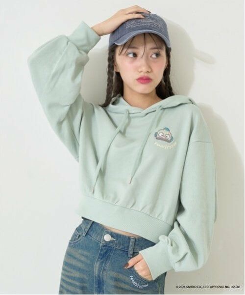 Lovetoxic / ラブトキシック パーカー | 【サンリオキャラクターズ】キャラクターアソートパーカ（エメラルド グリーン）