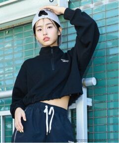 Lovetoxic / ラブトキシック スウェット | 【Reebok】クロップドハーフジップ