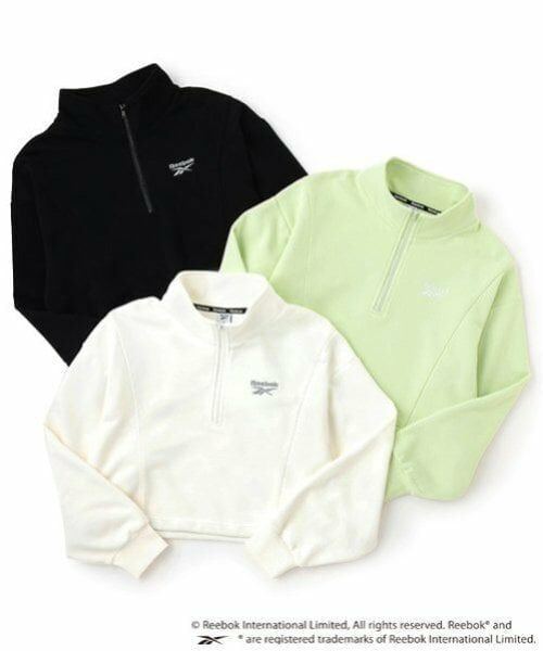 Lovetoxic / ラブトキシック スウェット | 【Reebok】クロップドハーフジップ | 詳細8
