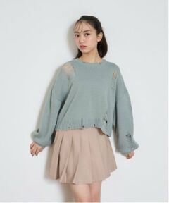 Lovetoxic / ラブトキシック ニット・セーター | 【LTXC】ダメージニット