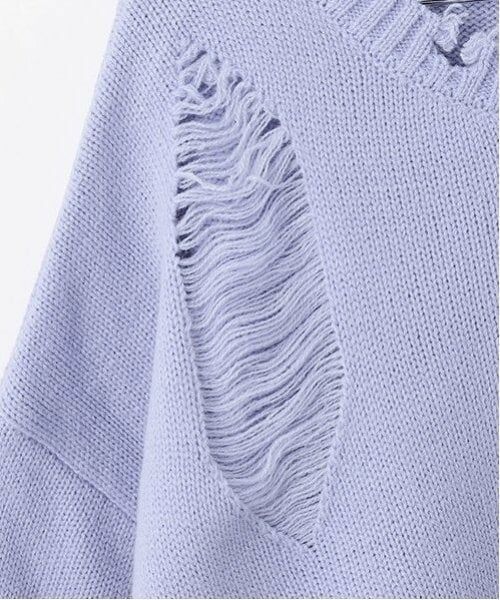 Lovetoxic / ラブトキシック ニット・セーター | 【LTXC】ダメージニット | 詳細4