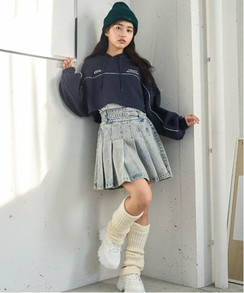 Lovetoxic / ラブトキシック パーカー | 【LTXC】裏起毛クロップドパーカインナーセット | 詳細1