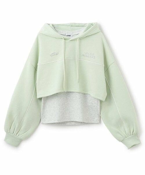 Lovetoxic / ラブトキシック パーカー | 【LTXC】裏起毛クロップドパーカインナーセット | 詳細16