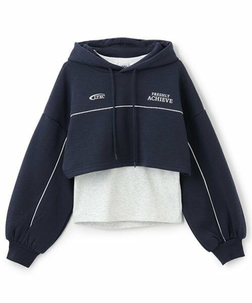 Lovetoxic / ラブトキシック パーカー | 【LTXC】裏起毛クロップドパーカインナーセット | 詳細17