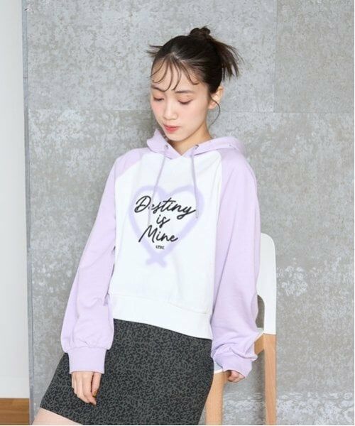 Lovetoxic / ラブトキシック パーカー | 【LTXC】ラグランプルパーカ（ラベンダー）