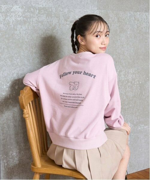 Lovetoxic / ラブトキシック スウェット | 【GOODPRICE】2キャラ刺繍プルオーバー（ピンク）