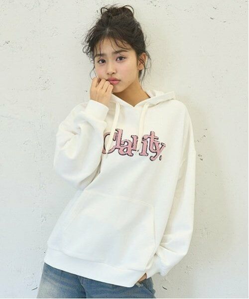 Lovetoxic / ラブトキシック パーカー | 【GOODPRICE】サガラロゴプルパーカ（オフ ホワイト）