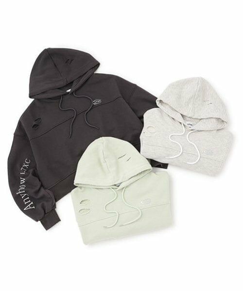 Lovetoxic / ラブトキシック パーカー | 【LTXC】ダメージクロップドパーカ | 詳細14