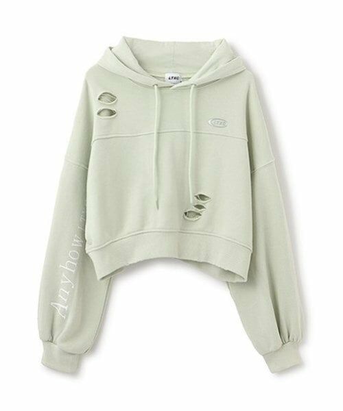 Lovetoxic / ラブトキシック パーカー | 【LTXC】ダメージクロップドパーカ | 詳細2