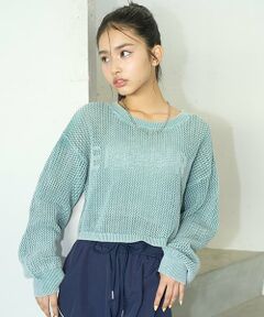 Lovetoxic / ラブトキシック ニット・セーター | 【LTXC】【綿100％】ピグメントメッシュニット