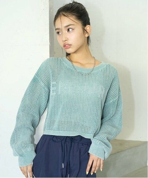 Lovetoxic / ラブトキシック ニット・セーター | 【LTXC】【綿100％】ピグメントメッシュニット | 詳細1