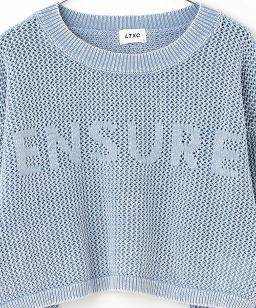 Lovetoxic / ラブトキシック ニット・セーター | 【LTXC】【綿100％】ピグメントメッシュニット | 詳細12