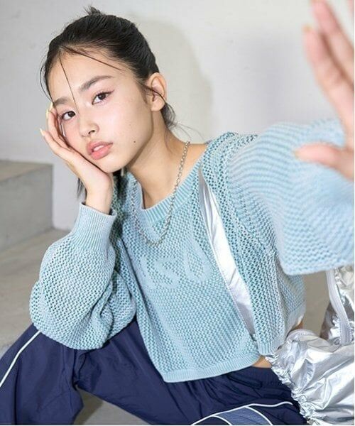 Lovetoxic / ラブトキシック ニット・セーター | 【LTXC】【綿100％】ピグメントメッシュニット | 詳細19