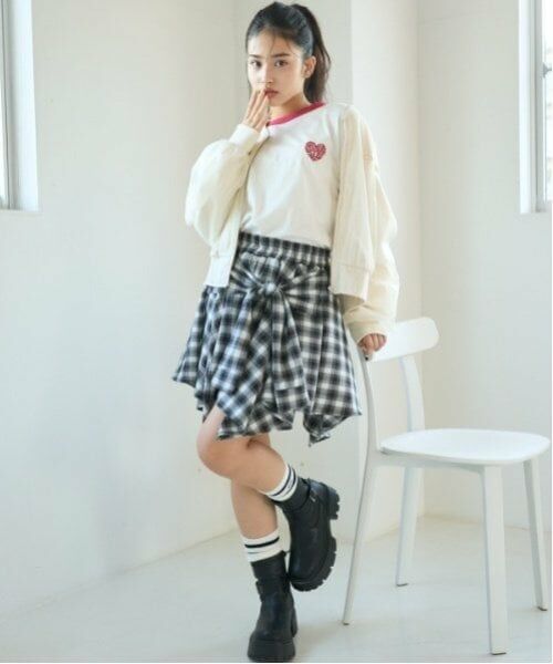 Lovetoxic / ラブトキシック Tシャツ | 【GOODPRICE】ハートバイカラー長袖Tシャツ | 詳細2