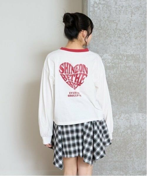 Lovetoxic / ラブトキシック Tシャツ | 【GOODPRICE】ハートバイカラー長袖Tシャツ | 詳細3