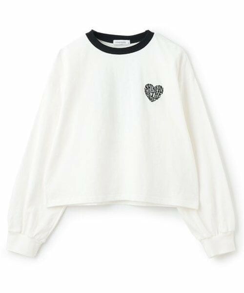 Lovetoxic / ラブトキシック Tシャツ | 【GOODPRICE】ハートバイカラー長袖Tシャツ | 詳細8