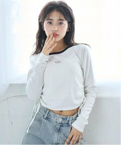 Lovetoxic / ラブトキシック Tシャツ | サイドドロスト長袖Tシャツ