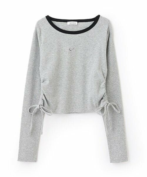 Lovetoxic / ラブトキシック Tシャツ | サイドドロスト長袖Tシャツ | 詳細10