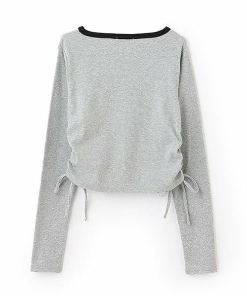 Lovetoxic / ラブトキシック Tシャツ | サイドドロスト長袖Tシャツ | 詳細11