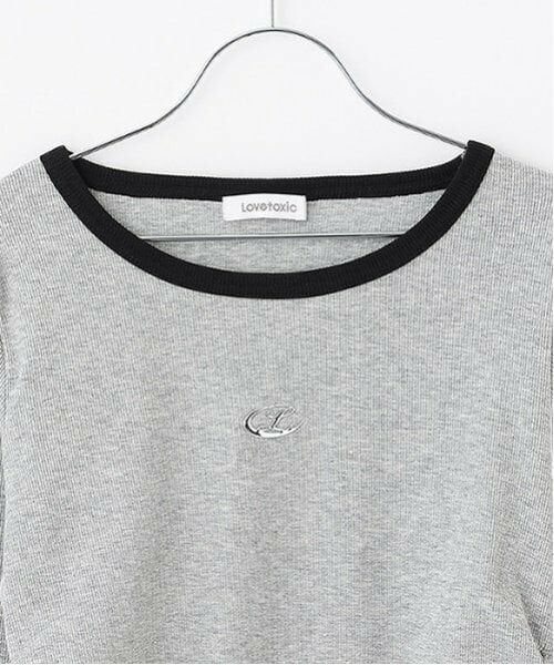 Lovetoxic / ラブトキシック Tシャツ | サイドドロスト長袖Tシャツ | 詳細12
